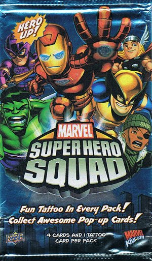 Upper Deck Marvel Super Hero Squad   Unopened pack (blue)