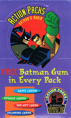 Fleer/Skybox Batman & Robin: Action Packs   Unopened Box