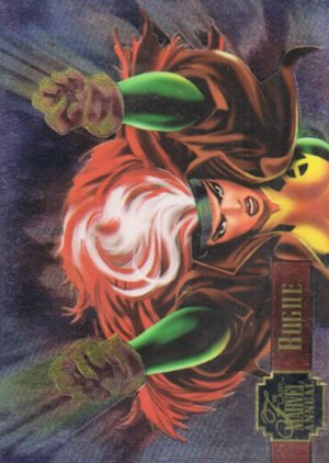 Fleer Marvel Annual Flair '95 PowerBlast Card 4 Rogue