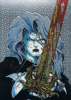 Krome Productions Lady Death All-Chromium Base Card 38 Cover Lady Death - 1