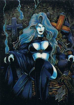 Krome Productions Lady Death All-Chromium Base Card 39 Cover Lady Death - 2