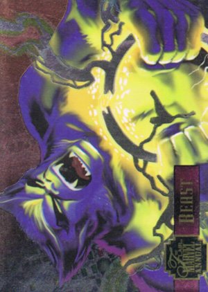 Fleer Marvel Annual Flair '95 PowerBlast Card 12 Beast
