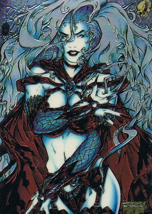 Krome Productions Lady Death All-Chromium Base Card 81 The Diva of Death