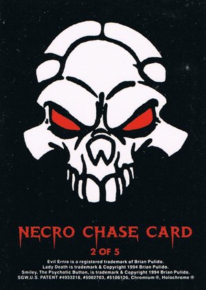 Krome Productions Lady Death All-Chromium NecroChrome Card 2 Jim Balent