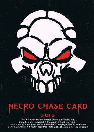 Krome Productions Lady Death All-Chromium NecroChrome Card 5 Steven Hughes