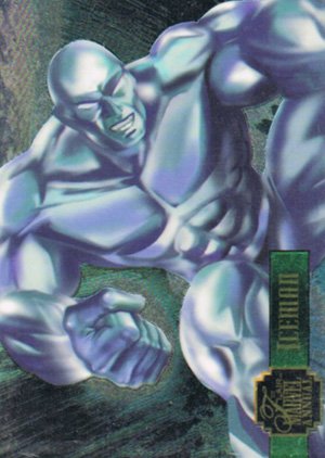 Fleer Marvel Annual Flair '95 PowerBlast Card 18 Iceman