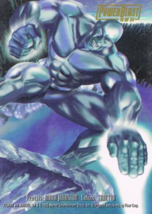 Fleer Marvel Annual Flair '95 PowerBlast Card 18 Iceman