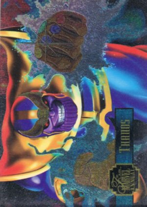 Fleer Marvel Annual Flair '95 PowerBlast Card 21 Thanos