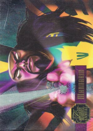 Fleer Marvel Annual Flair '95 PowerBlast Card 22 Mandarin