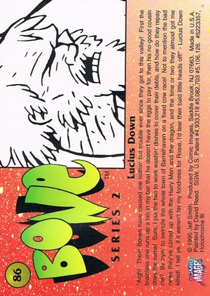 Comic Images Bone Series 2 Base Card 86 Lucius Down