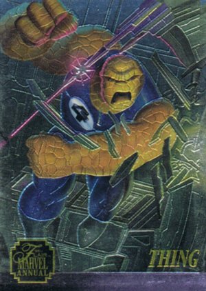 Fleer Marvel Annual Flair '95 Chromium Card 4 Thing