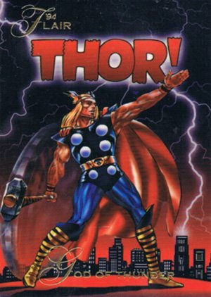 Fleer Marvel Annual Flair '94 Base Card 4 God of Thunder