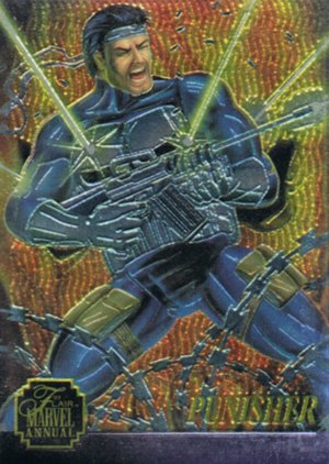 Fleer Marvel Annual Flair '95 Chromium Card 9 Punisher