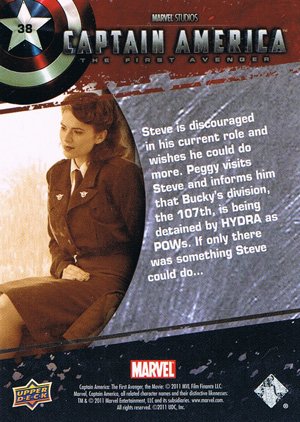 Upper Deck Captain America Movie Base Card 38 