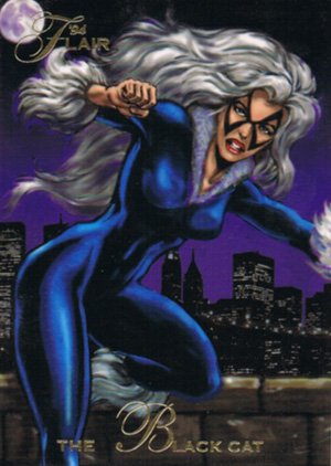 Fleer Marvel Annual Flair '94 Base Card 37 The Black Cat