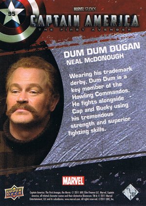 Upper Deck Captain America Movie Base Card 95 Dum Dum Dugan