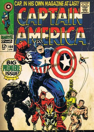 Upper Deck Captain America Movie Classic Covers C-3 Captain America #100