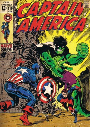 Upper Deck Captain America Movie Classic Covers C-4 Captain America #110