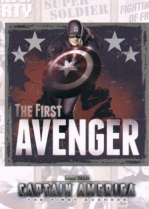 Upper Deck Captain America Movie Poster Card P-2 The First Avenger