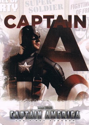 Upper Deck Captain America Movie Poster Card P-10 Captain A