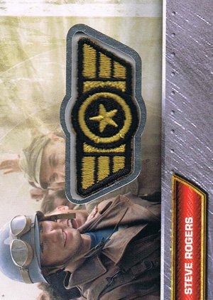Upper Deck Captain America Movie Insignia Patch Card I-5 Steve Rogers