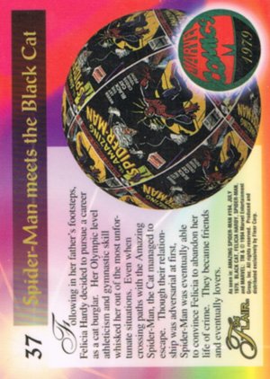 Fleer Marvel Annual Flair '94 Base Card 37 The Black Cat