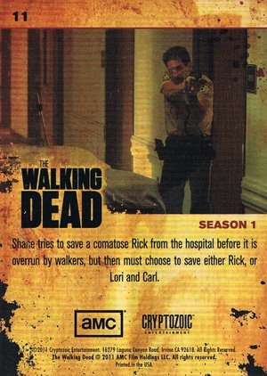 Cryptozoic The Walking Dead Base Card 11 Fateful Decision