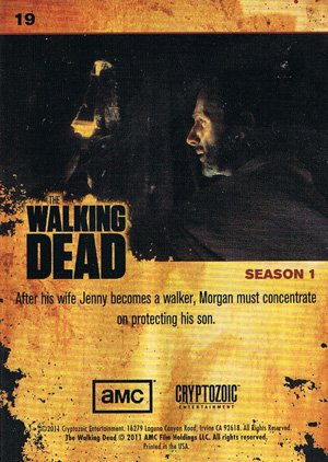 Cryptozoic The Walking Dead Base Card 19 Morgan, Protective Father