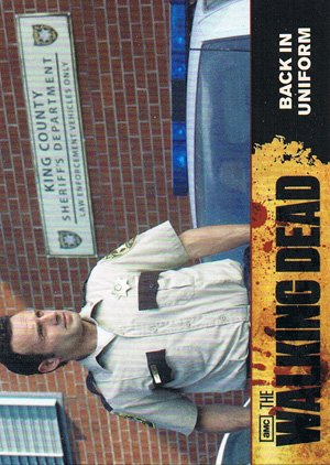 Cryptozoic The Walking Dead Base Card 22 Back in Uniform