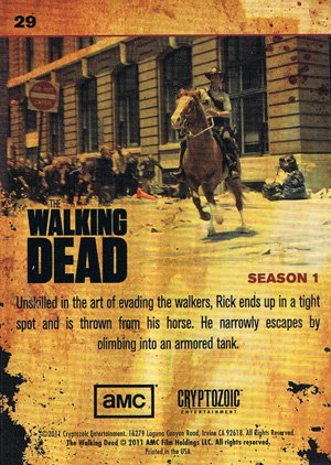 Cryptozoic The Walking Dead Base Card 29 Rookie Mistake