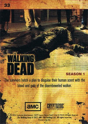 Cryptozoic The Walking Dead Base Card 33 Drastic Measures