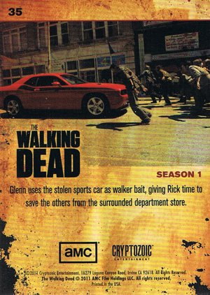 Cryptozoic The Walking Dead Base Card 35 Diversion