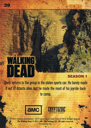 Cryptozoic The Walking Dead Base Card 39 Joyride