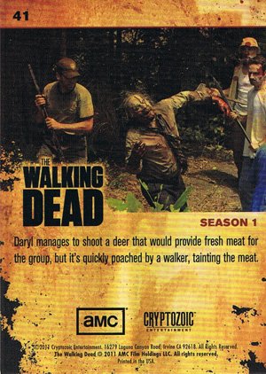 Cryptozoic The Walking Dead Base Card 41 That's My Deer!