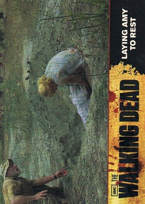 Cryptozoic The Walking Dead Base Card 61 Laying Amy to Rest