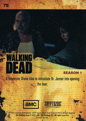 Cryptozoic The Walking Dead Base Card 75 We're All Done Now