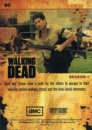 Cryptozoic The Walking Dead Base Card 80 Make a Run For It