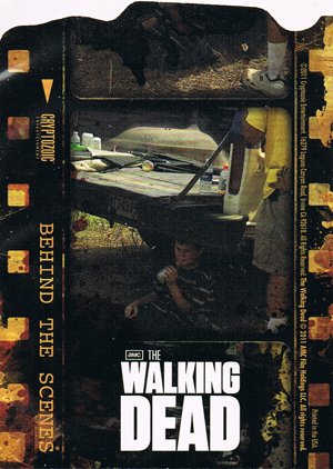 Cryptozoic The Walking Dead Behind the Scenes Card C01 