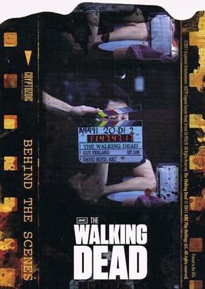 Cryptozoic The Walking Dead Behind the Scenes Card C05 