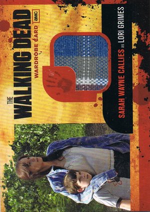 Cryptozoic The Walking Dead Wardrobe Card M3 Sarah Wayne Callies as Lori Grimes