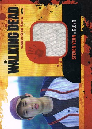 Cryptozoic The Walking Dead Wardrobe Card M7 Steven Yeun as Glenn