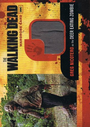 Cryptozoic The Walking Dead Wardrobe Card M13 Greg Nicotero as the Deer-Eating Zombie