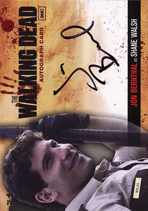 Cryptozoic The Walking Dead Autograph Card A1 John Bernthal as Shane Walsh (right profile)