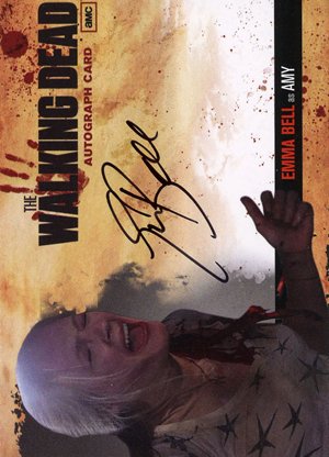 Cryptozoic The Walking Dead Autograph Card A9 Emma Bell as Amy (screaming)