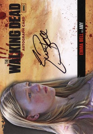 Cryptozoic The Walking Dead Autograph Card A10 Emma Bell as Amy (right profile)