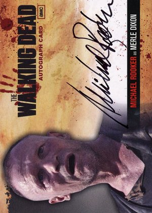 Cryptozoic The Walking Dead Autograph Card A13 Michael Rooker as Merle Dixon (full face)