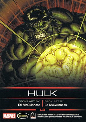 Rittenhouse Archives Legends of Marvel Hulk L3 