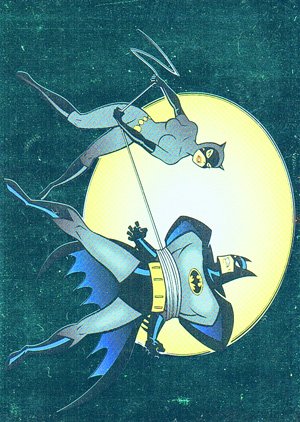 SkyBox The Adventures of Batman & Robin R.A.S. Foil Card R6 Batman's all tied up as he runs afoul of