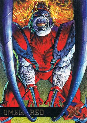 Fleer X-Men '95 Fleer Ultra Base Card 35 Omega Red