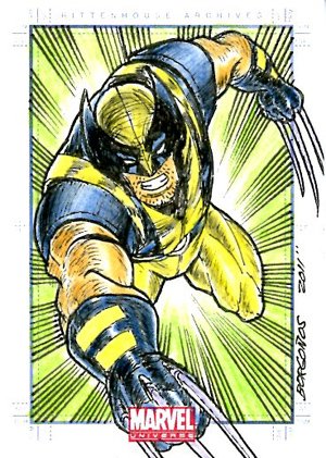 Rittenhouse Archives Marvel Universe Sketch Card  Dan Borgonos